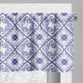 thumbnail image 5 of Ambesonne Flower Valance & Curtain, Art and Craft Flower, 55"x45", White and Blue, 5 of 7
