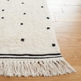 thumbnail image 3 of SAFAVIEH Easy Care Leptis Polka Dots Runner Rug, 2'3" x 9', Ivory/Black, 3 of 8