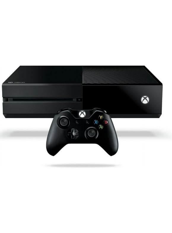 Restored Xbox One 500 GB Console Black With Wired Controller (Refurbished)