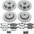 thumbnail image 3 of PowerStop Front and Rear Z36 Truck & Tow Carbon-Fiber Ceramic Brake Pad and Drilled and Slotted Rotor Kit Fits: DODGE JEEP Select Models K5955-36, 3 of 9