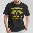 thumbnail image 2 of Spring Break Jamaica 2024 Matching Family Vacation Souvenir T-Shirt, Tropical Beach Holiday Graphic Tee, Fun Group Shirt for Families Celebrating Jamaica Vacation and 2024 Spring Break, 2 of 3
