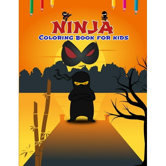 Ninja Coloring Book: Cartoon Ninja For Boys and Girls. Coloring Book For Kids. For Boys and Girls as Great Gifts. Coloring book for kids Fi