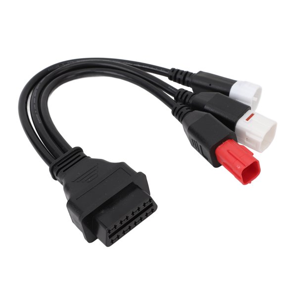 Motorcycle OBD Diagnostic Cable, Fault Code Reader Adaptor Reliable Data Transmission 16Pin To 3PIN 4PIN 6PIN for Tracer 900 GT