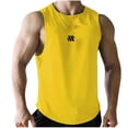 thumbnail image 1 of Chaleco deportivo sin mangas para hombre - Camiseta de fitness de malla transpirable - Poliéster - Entrenamiento de baloncesto - Todas las estaciones - M-XXXXL, 1 of 4