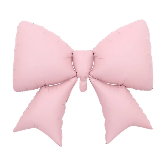 Wdhugt Large Bow Photo Props For Birthday Party Decoration Coffee Shop Dessert Shop Decoration Pvc Material Inflatable Balloon For Festive Events Pink Color Pink
