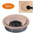 thumbnail image 2 of Garosa Zinc Alloy Cable Hole Cover, Cable Outlet Port, Environmentally Friendly Material Operation Is Simple Bank Wires Office Desk Hotel Computer Desk For Home School, 2 of 8