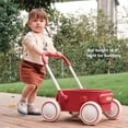 thumbnail image 4 of Kidpop PULA Carro de Empuje y Arrastre 2 en 1, Andador de Empuje para Bebés para Primer Aprendiz de 7 Meses a 4 Años, Regalos de Cumpleaños de Un Año, Robusto y Seguro, Interiores y Exteriores (Rosa), 4 of 5