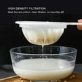 thumbnail image 3 of Ultra-fine Mesh Strainer Kitchen Sieve Set With Rim For Soy Milk Tea Soup, 3 of 5