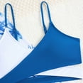 thumbnail image 5 of CAUYDY Toddler Girls Swimsuit 3Pcs Sets 1 x Girls Bikini Swimsuit + 1 x Bikini Bottoms + 1 x Cover Ups Kid Girls Swimsuit Sets 5T 6T 7T Girls Summer Swimwear (Sizes 150,F02-Blue), 5 of 9