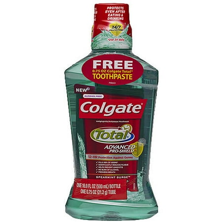 Colgate Total Mouthwash Sprmnt 500ml + F