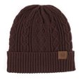 thumbnail image 1 of Gorro de invierno cálido para hombre, gorro de punto acrílico con puño, gorro diario, 1 of 5