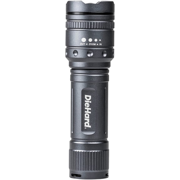 DieHard 600-Lumen Twist Focus Flashlight