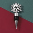 thumbnail image 4 of TIMIFIS Wine Bottle Stopper Unique Snowflake Alloy Wine Bottle Stopper Christmas Party Bar Gift Home Decoration, 4 of 6