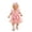 R132-Pink, variant on RMGVDSD Baby Girl Romper Tutu Dress Ruffle Sleeveless Backless Bowknot Bodysuits Cute Tulle Dress Headband Summer Outfit 3-6 Months