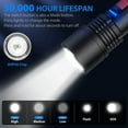 thumbnail image 2 of Rechargeable LED Flashlight, 3000 Lumens,IP65,5 Modes(With 5000mAh Battery), 2 of 5