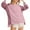 Pink1, variant on Maean Oversize Sweatshirt for Women Knit Color Block Crew Neck Long Sleeve Sweatshirts Casual Pullover Tops