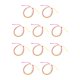 thumbnail image 1 of Guardurnaity trenzada elegante joyería estética Multicolor cordón cómodo accesorio de moda para chicas adolescentes púrpura + amarillo Morado+Amarillo 10Conjunto, 1 of 6