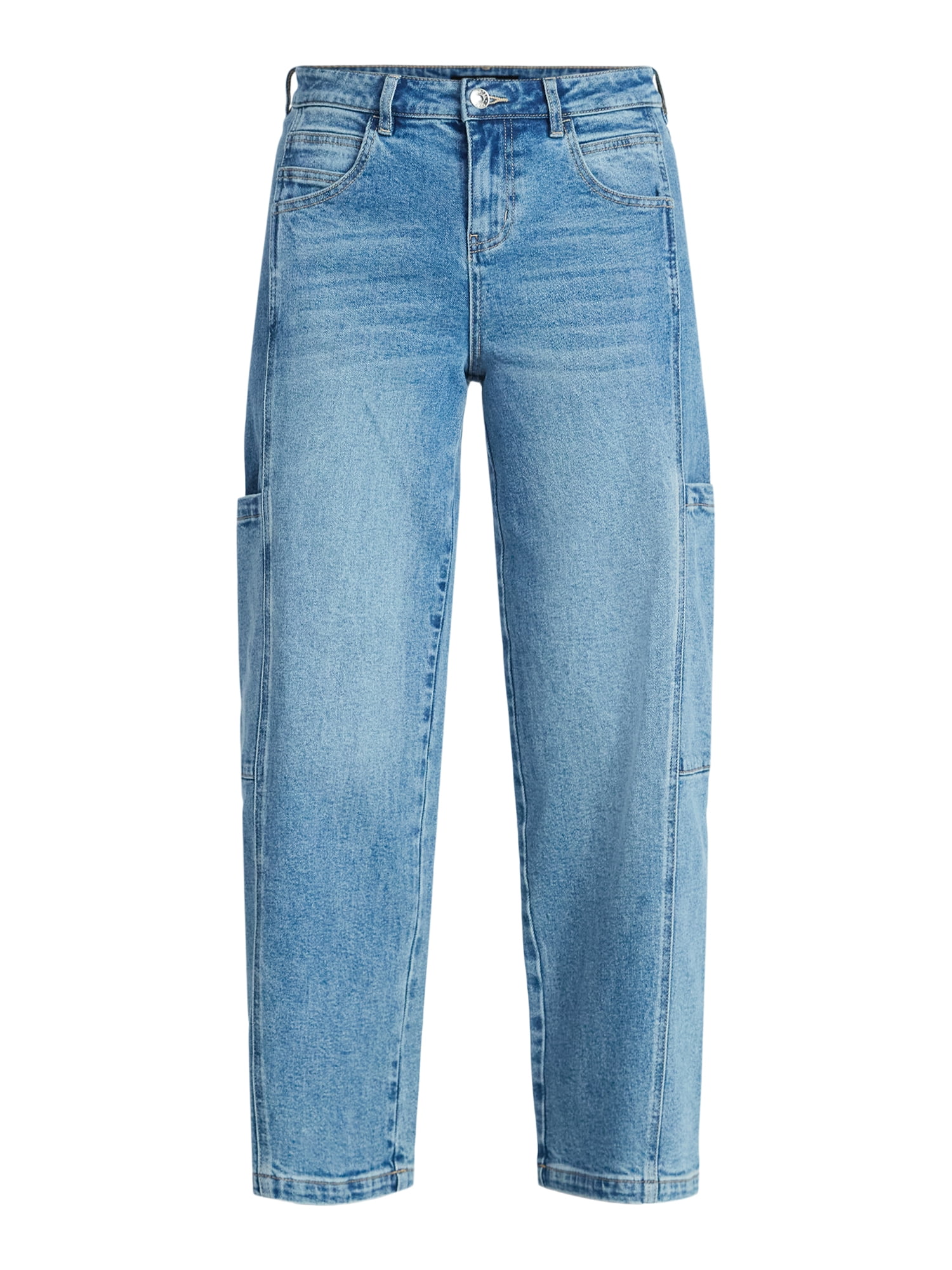 Madden NYC Women's Straight Leg Skater Jeans, 29" Inseam, Sizes 00-18
