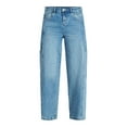 thumbnail image 2 of Madden NYC Women's Straight Leg Skater Jeans, 29" Inseam, Sizes 00-18, 2 of 5
