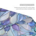 thumbnail image 6 of Purple Blue Floral Stained Glass Garden Flag 28X40 Double Sided Yard Flags for Outside Outdoor All Seasonal Decoration, 6 of 6