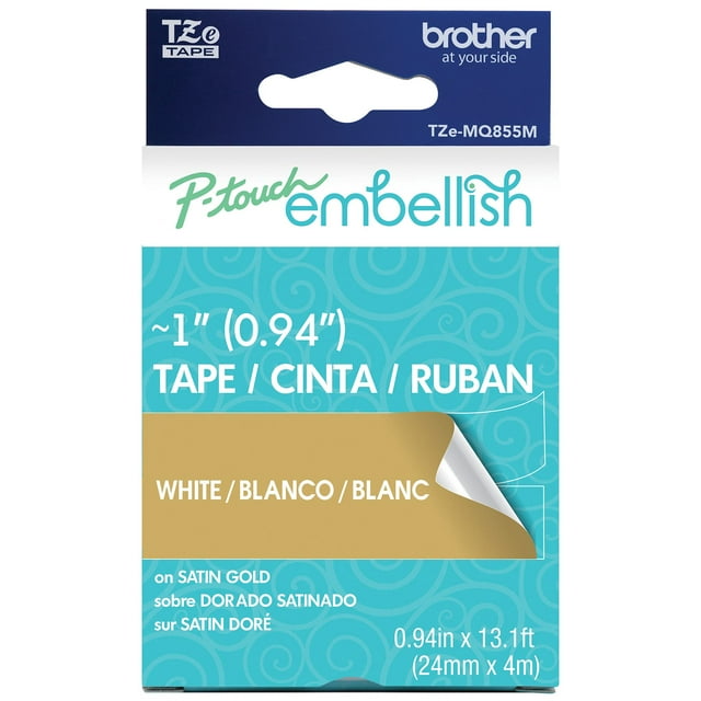 Cinta decorativa Brother P-Touch Embellish TZEMQ855M 24 mm x 4 m