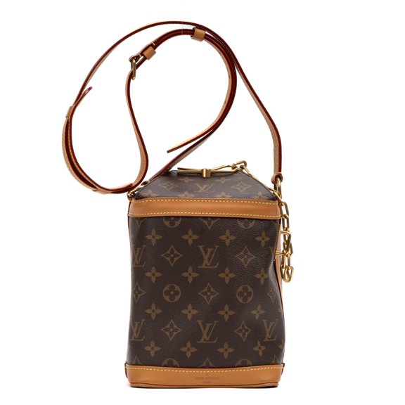 Pre-Owned Louis Vuitton Brown Ltd. Ed. Legacy Milk Box Shoulder Bag Monogram Canvas