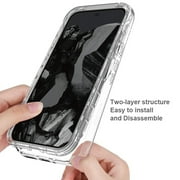 ShellTech for Google Pixel 9 Pro XL Case Non Yellowing Heavy Duty Soft TPU Dual Layer Bumper Rugged Protective Shockproof Slim Case Cover,Clear