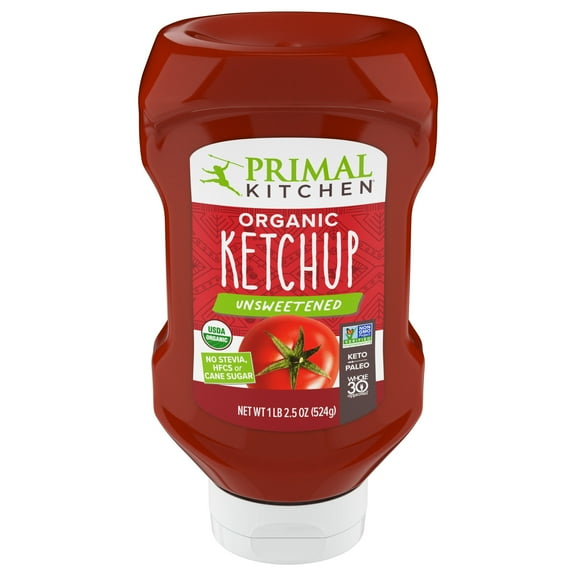 Primal Kitchen Organic Unsweetened Squeeze Ketchup 18.5 oz