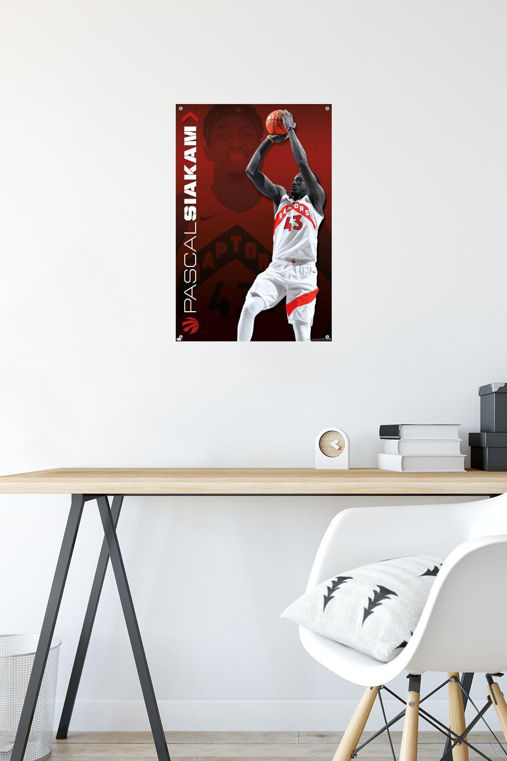 NBA Toronto Raptors - Pascal Siakam 20 Wall Poster with Pushpins, 14.725" x 22.375"