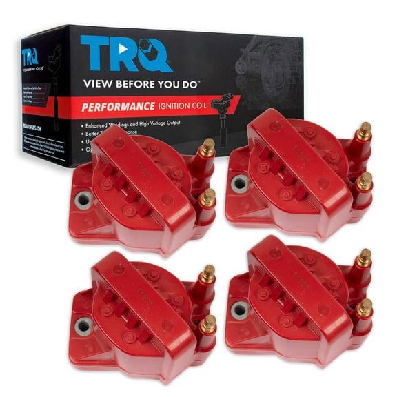 TRQ Ignition Coil Set Fits 86-09 Buick Cadillac Chevrolet GMC Honda Isuzu Olds ICA33912
