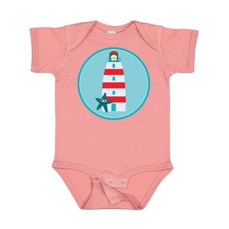 

Inktastic Lighthouse Nautical Beach Boys or Girls Baby Bodysuit