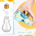 thumbnail image 3 of NOGIS 20Pcs Plastic Bulb Jar Light Bulb Shaped Acrylic Candy Boxes 100ml Fillable Plastic Light Bulbs for Crafts Light Bulb Gift Lightbulb Candy Containers for Party Favors Supplies (Gold Lid), 3 of 7