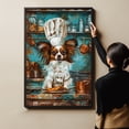 thumbnail image 6 of Funny Dog Kitchen Wall Art - Dining Room Wall Decor - Papillon Cooking Food Canvas Prints for Farmhouse Kitchen Decor, Modern Restaurant Painting Artwork, 6 of 6