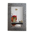 thumbnail image 2 of CHLOE's Reflection Contemporary-Style Rectangle Antique Silver Finish 36", 2 of 4