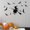 B, variant on Halloween Witch Wall Stickers, Removable Self-Adhesive PVC Decals, Spooky Witch Pattern Art Decor for Bedroom Living Room Indoor Halloween Party Layout