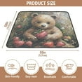 thumbnail image 4 of WOBOGO Adorable Strawberry Bear Baby Playmats Extra Large Waterproof Rollable Activity Pads for Toddlers 50×50inch, 4 of 7