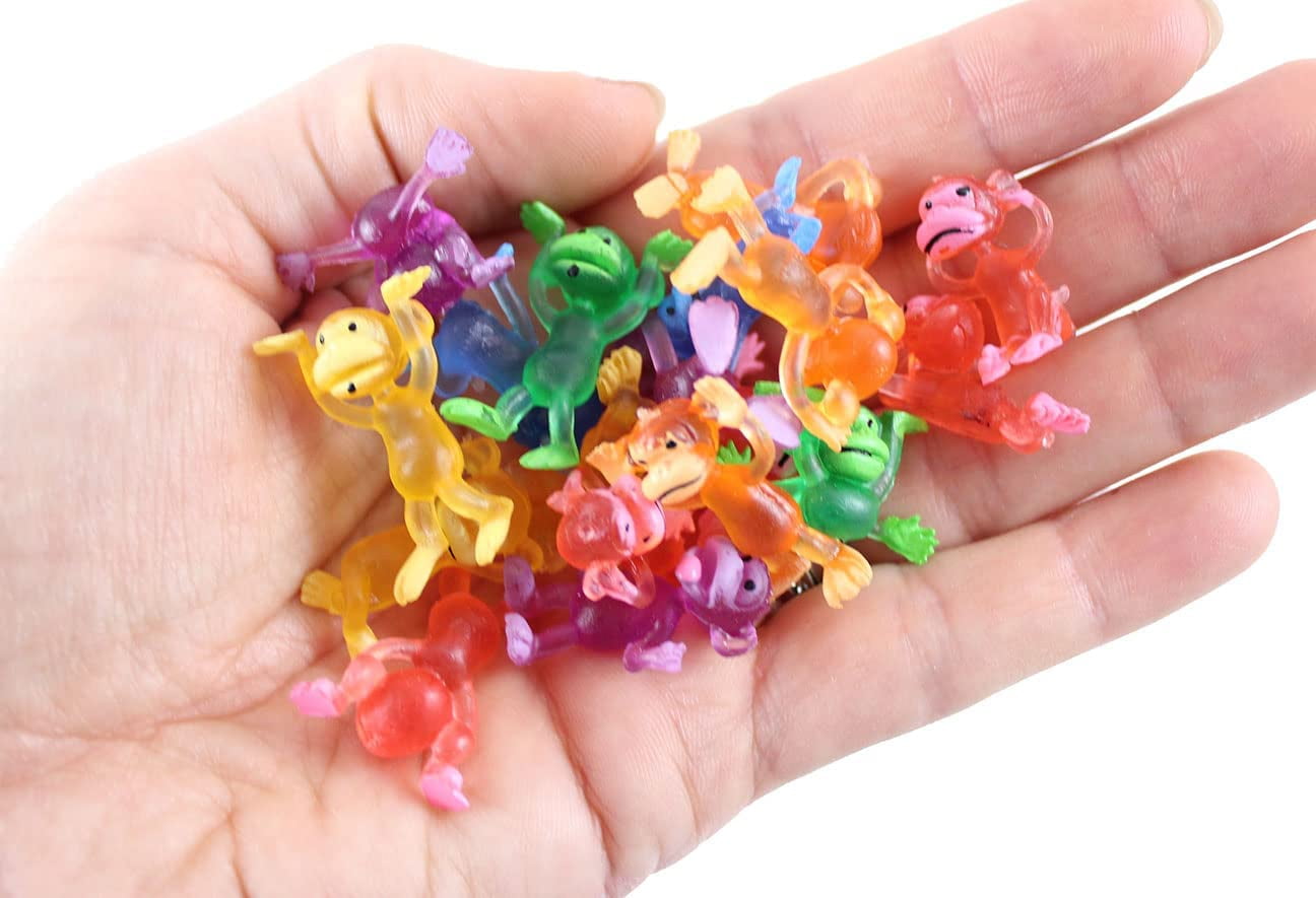 Small plastic monkey figures on sale