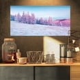 thumbnail image 1 of Winter Sunrise in Mountains - Landscape Photography Canvas Print, 1 of 3