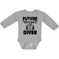 thumbnail image 3 of Inktastic Future Scuba Diver Boys or Girls Long Sleeve Baby Bodysuit, 3 of 5