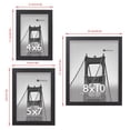 thumbnail image 2 of Meframe 15 PACK Wooden Collage Picture Frame Set, Wall and Tabletop Display Photo Frames, Multiple Sizes Including 8x10, 5x7, 4x6, Black, 2 of 6