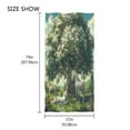 thumbnail image 4 of Oversized Beach Towel Extra Large Absorbent Microfiber Bath Towels Soft Quick Drying Beautiful Tree with Unicorn 74"x37", 4 of 5