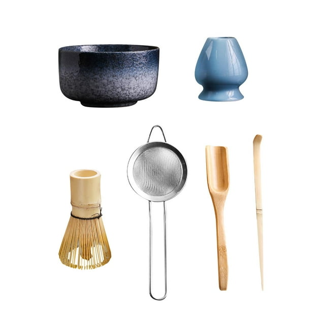 6 Piezas De Bambú Para Batidor Y Cuchara Para Batidor Para Bebidas Amigos Amantes Del Té B Sunnimix batidor de matcha