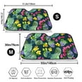 thumbnail image 2 of Goofa Watercolor Cactuses Printed Car Windshield Sunshade,Foldable Reflective Sun Visor,UV Protection Heat Blocker Sunshade,Car Cooling Accessory-, 2 of 7