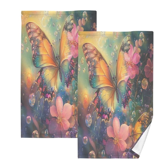 BZSMCE Face Towel Hand Towel Bath Towel Cotton Bath Towel Sets Hand Bath Towels Fashion Whispers Of Spring Pattern