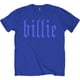 thumbnail image 1 of Billie Eilish - Camiseta Billie 5 Estampado en Espalda de Algodón para Adultos Unisex (Azul), 1 of 2