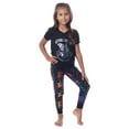 thumbnail image 6 of Harry Potter Girls' Rainbow Foil Hogwarts Crest Pajama Jogger Set, 6 of 6