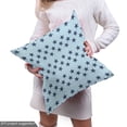 thumbnail image 5 of Ambesonne Star Fabric by the Yard Upholstery, Sky Elements on a Pale Blue, 3 Yards, Dark Sky Blue, 5 of 5