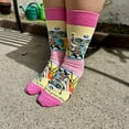 thumbnail image 2 of Robot Artist Socks from the Sock Panda (Adult Medium - Women's Shoe Sizes 5-10), 2 of 6