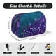 thumbnail image 5 of Disketp Purple and Green Glitter Estuche de Lápices de Doble Capa con Tapa Abatible y Cremallera, Organizador Escolar para Adolescentes y Adultos, 5 of 7