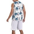 thumbnail image 2 of Sikiie Lilies Flowers Basketball Jersey Reversible Men's Mesh Athletic Sports Shirts Training Practice S-4XL3X-Large, 2 of 6